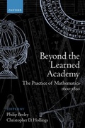 Bild: Beyond the Learned Academy - Oxford University Press