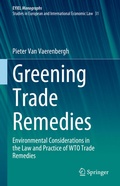 Abbildung von: Greening Trade Remedies - Springer
