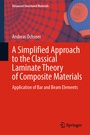 Cover: A Simplified Approach to the Classical Laminate Theory of Composite Materials - Springer