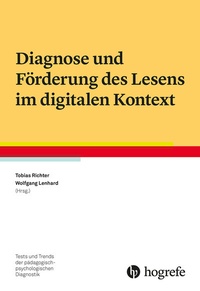 Abbildung von: Diagnose und Förderung des Lesens im digitalen Kontext - Hogrefe
