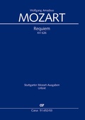 Cover: Mozart: Requiem KV 626 (Klavierauszug) - Carus-Verlag
