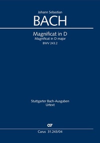 Abbildung von: BACH: MAGNIFICAT IN D BWV 243 - Carus-Verlag