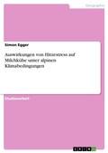 Cover: Auswirkungen von Hitzestress auf Milchkuehe unter alpinen Klimabedingungen - GRIN Verlag