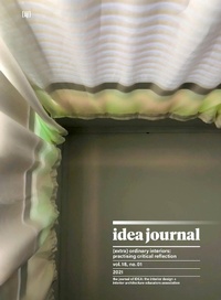 Enlarge image Cover: idea journal: (extra) ordinary interiors: practising critical reflection - AADR - Art Architecture Design Research