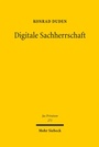 Cover: Digitale Sachherrschaft - Mohr Siebeck