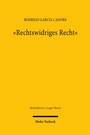 Cover: "Rechtswidriges Recht" - Mohr Siebeck