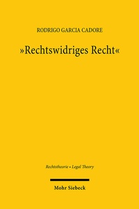 Abbildung von: "Rechtswidriges Recht" - Mohr Siebeck