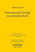 Cover: Transnationale Vertr&auml;ge im nationalen Recht - Mohr Siebeck