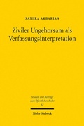 Abbildung von: Ziviler Ungehorsam als Verfassungsinterpretation - Mohr Siebeck