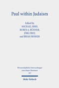 Cover: Paul within Judaism - Mohr Siebeck