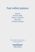 Cover: Paul within Judaism - Mohr Siebeck