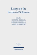 Cover: Essays on the Psalms of Solomon - Mohr Siebeck