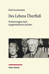 Abbildung von: Des Lebens Überfluß - Mohr Siebeck