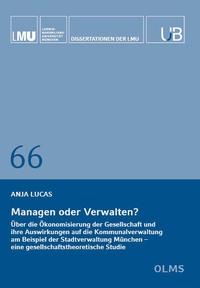 Abbildung von: Managen oder Verwalten? - Georg Olms Verlag
