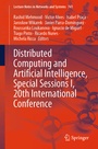 Cover: Distributed Computing and Artificial Intelligence, Special Sessions I, 20th International Conference - Springer