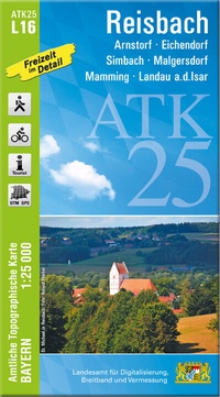 Abbildung von: ATK25-L16 Reisbach (Amtliche Topographische Karte 1:25000) - Landesamt für Digitalisierung, Breitband und Vermessung, Bayern