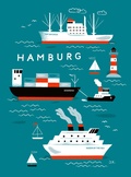 Cover: Notizbuch Schiffe - Junius