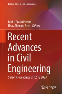 Enlarge image Cover: Recent Advances in Civil Engineering - Springer