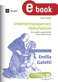 Abbildung von: Gotthold Ephraim Lessing Emilia Galotti - Auer Verlag