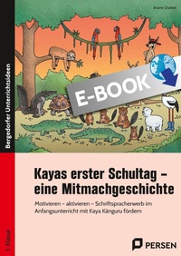 Abbildung von: Kayas erster Schultag - eine Mitmachgeschichte - Persen Verlag