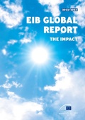 Cover: EIB Global Report 2022/2023 - The impact - European Investment Bank