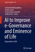 Cover: AI to Improve e-Governance and Eminence of Life - Springer