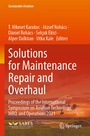 Cover: Solutions for Maintenance Repair and Overhaul - Springer