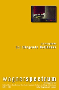 Abbildung von: wagnerspectrum - Königshausen & Neumann