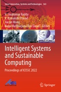 Cover: Intelligent Systems and Sustainable Computing - Springer