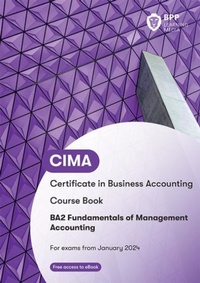 Abbildung von: CIMA BA2 Fundamentals of Management Accounting - BPP Learning Media