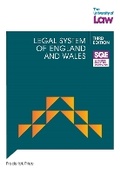 Cover: SQE - Legal System of England and Wales 3e - The University of Law Publishing Limited