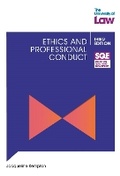 Cover: SQE - Ethics and Professional Conduct 3e - The University of Law Publishing Limited