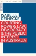 Cover: Courting Power - Monash University Publishing