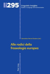 Abbildung von: Alle radici della fraseologia europea - Peter Lang Verlag
