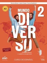 Enlarge image Cover: Mundo Diverso 2 - Hueber Verlag
