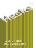 Cover: Hacks Jahrbuch 2023 - Eulenspiegel Verlagsgruppe Buchverlage