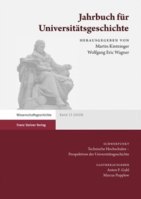 Abbildung von: Jahrbuch für Universitätsgeschichte 23 (2020) - Franz Steiner Verlag