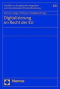 Cover: Digitalisierung im Recht der EU - Nomos