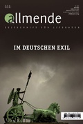 Cover: Allmende 111 - Zeitschrift f&uuml;r Literatur - Mitteldeutscher Verlag