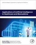 Cover: Applications of Artificial Intelligence in Healthcare and Biomedicine - Academic Press