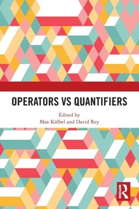 Enlarge image Cover: Operators vs Quantifiers - Routledge