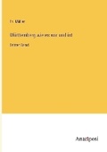 Cover: Wuerttemberg wie es war und ist - Anatiposi Verlag