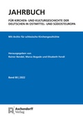 Cover: Jahrbuch f&uuml;r Kirchen- und Kulturgeschichte der Deutschen in Ostmittel- und S&uuml;dosteuropa, Band 80-2022 - Aschendorff