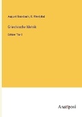 Cover: Griechische Metrik - Anatiposi Verlag