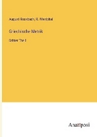 Enlarge image Cover: Griechische Metrik - Anatiposi Verlag