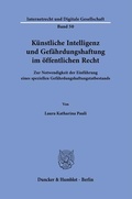 Bild: Künstliche Intelligenz und Gefährdungshaftung im öffentlichen Recht. - Duncker & Humblot