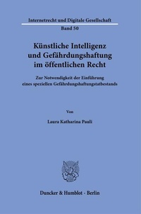 Bild: Künstliche Intelligenz und Gefährdungshaftung im öffentlichen Recht. - Duncker & Humblot