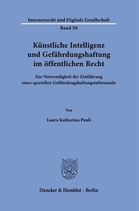 Abbildung von: Künstliche Intelligenz und Gefährdungshaftung im öffentlichen Recht. - Duncker & Humblot