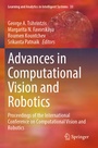 Cover: Advances in Computational Vision and Robotics - Springer