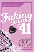Cover: Faking it with #41 (Large Print) - Piper Rayne, Inc.